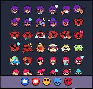 Командный чат с значками