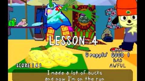 Parappa the Rapper - Stage 3 - Prince Fleaswallow Rap