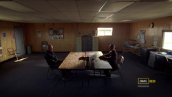 La reunión entre  y .