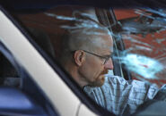 Walt with his first broken windshield.