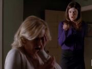 Marie slaps Skyler after finding out about her involvement in Walt's drug empire ("").