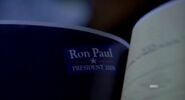 Gale's "Ron Paul" support sticker