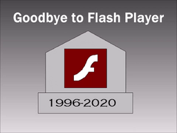 Goodbye to Flash Player Title Card