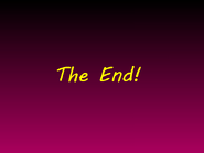 "The End" screen.