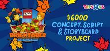 LEGO Toys “R” Us Bricktober Concept, Script and Storyboard Project