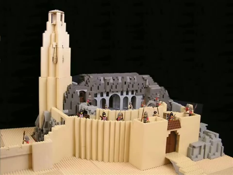Minas Tirith Battle LEGO Set Concept