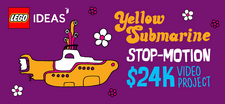 LEGO Ideas Yellow Submarine Stop-Motion Video Project