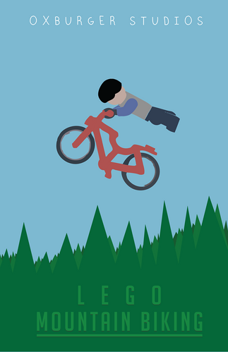 LEGOMountainBikingPoster