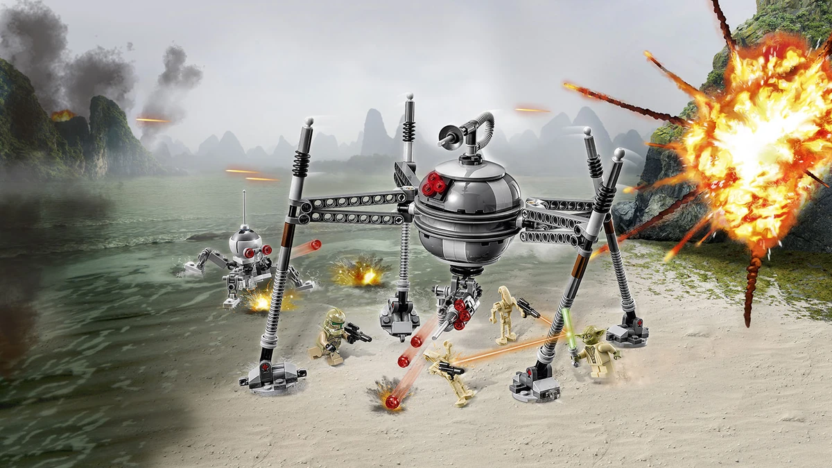 75142 Самонаводящийся дроид-паук | Legopedia | Fandom