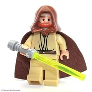 Голова Оби-Вана вместо головы Квай-Гона в наборе 7665