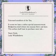 Season 3 and 4 announcements
