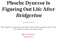 Phoebe Dynevor découvre la vie après "La Chronique des Bridgerton"