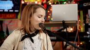 Bridgit Mendler on Jam In The Van perfoming Atlantis (6)