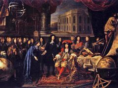 Testelin, Henri - Colbert Presenting the Members of the Royal Academy of Sciences to Louis XIV in 1667