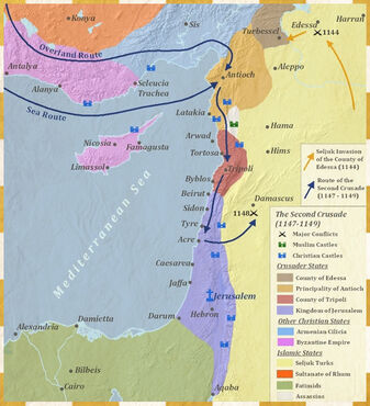 Second-crusade-route