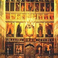 Iconostasis in Moscow