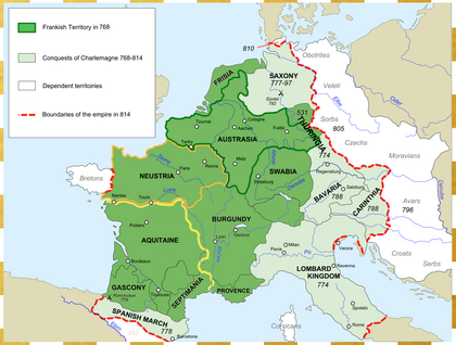 Charlemagne Empire 814