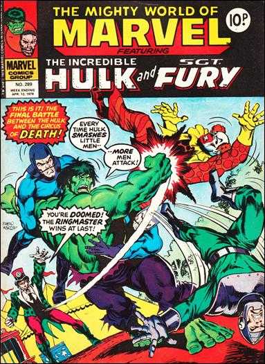 Mighty World of Marvel Vol 1 289 | Albion British Comics Database Wiki ...