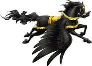 Valinor, the Black Knight's winged steed