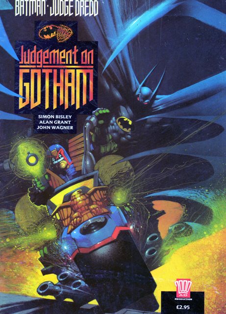 Details about   1991 DC Comics BATMAN JUDGE DREDD Judgement On Gotham TPB 1st Print NNM/MT 