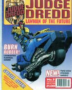 Judge Dredd, Lawman of the Future #5 cover, by Jim Murray