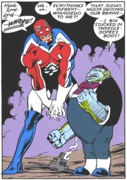 Brain Swap featuring Tweedledum and Captain Britain!