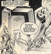 Chiefy and friends in 2000 AD prog 273, by Massimo Belardinelli