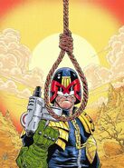 On the cover of Judge Dredd Megazine #291, by Anthony Williams