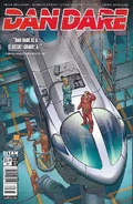 The cover of Dan Dare #3, by Alberto Foche and Jordi Escuin Llorach