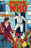 Cover to Marvel Comics' Doctor Who #13, reprints from Doctor Who Magazine by Mike McMahon