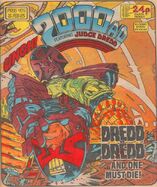 The cover of 2000 AD prog 405, by Brendan McCarthy