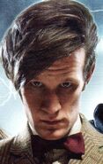 Matt Smith playing the Eleventh Doctor