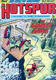 Cover featuring the Scarlet Hawk