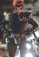 Sylvester Stallone as Dredd in Judge Dredd (1995)