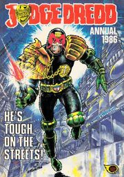 Dredd annual 1986 cover