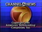 KGO Channel 7 News close from Early 1985