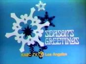 KABC Channel 7 - Season's Greetings ident from Mid-Late December 1975