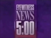 WFSB Channel 3 Eyewitness News 5PM open from the end of December 1989
