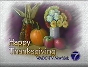 WABC Channel 7 - Happy Thanksgiving ident from November 23, 1995