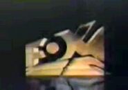 FOX's first logo, from 1986-1987.