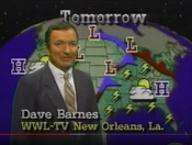 WWL Channel 4 Eyewitness News Nightwatch - Tonight ident for September 26, 1986
