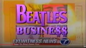 WABC Channel 7 Eyewitness News - Special Report: Beatles Busine$$ - Tonight promo for November 23, 1995