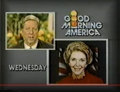 Good Morning America - First Lady Nancy Reagan - Wednesday promo for October 12, 1983