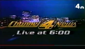 WRC Channel 4 News Live At 6PM open from Late 1983