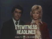 KABC Channel 7 Eyewitness News 11PM - Eyewitness Headlines - Tonight ident from Late 1974