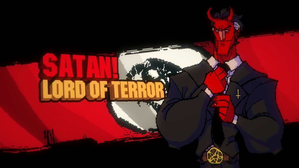 Broforce - paying respects to Satan