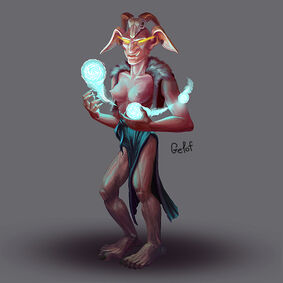 A Goblin Mystic by Gelof. https://gelof7.deviantart