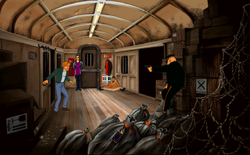 Crisis at the train.