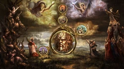Hidden Gnostic image hidden inside the Ouroboros in "La Maledicció"