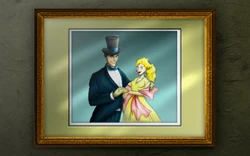 Professor Oubier in his youth with his Wife